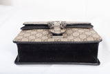 Authentic Gucci Dionysus GG Supreme Mini Beige/ Black Shoulder Bag