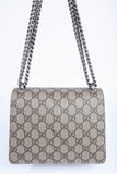 Authentic Gucci Dionysus GG Supreme Mini Beige/ Black Shoulder Bag