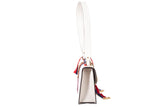 Authentic Gucci Calfskin Small Sylvie Off-White Shoulder Bag