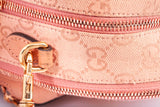 Authentic Gucci Pink GG Canvas Ophidia Mini Crossbody