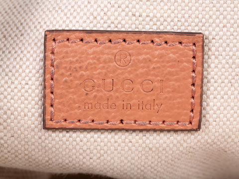 Authentic Gucci Pink GG Canvas Ophidia Mini Crossbody