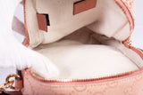 Authentic Gucci Pink GG Canvas Ophidia Mini Crossbody