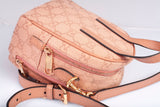 Authentic Gucci Pink GG Canvas Ophidia Mini Crossbody