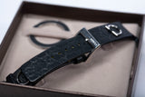 Authentic GUCCI Women's U-Play 35mm Black Leather Watch YA129401