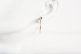 Ladies 14k Yellow Gold Small Twisted Hoop Earrings
