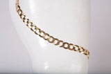 Men's 10k Yellow Gold Cuban Link Bracelet
