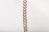 Unisex 14k Two-Tone Curb Link Diamond Cut Style Chain 26.5"