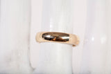 Ladies 14k Yellow Gold 4mm Wedding Band Size 4.75"