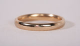 Gentlemen's 14k Yellow Gold Classic Dome Wedding Band