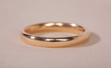 Gentlemen's 14k Yellow Gold Classic Dome Wedding Band
