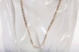 Men's 10k Yellow Gold Figaro Chain Size 24"