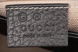 Authentic Black Gucci Dollar Calfskin Small Interlocking G Shoulder Bag