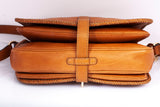 Authentic GUCCI Brown Marrakech Flap Messenger Shoulder Bag