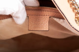 Authentic Gucci Beige Calfskin Leather Soho Chain Tote Bag