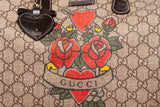 Authentic Gucci GG Monogram Medium Tattoo Heart Joy Boston Bag