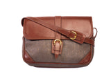 Authentic Vintage Gucci Brown Monogram Messenger Bag