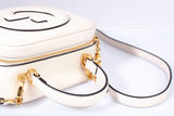 Authentic GUCCI White Blondie Top Handle Shoulder Bag