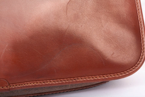 Authentic Vintage Gucci Brown Monogram Messenger Bag
