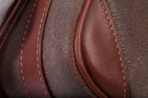Authentic Vintage Gucci Brown Monogram Messenger Bag