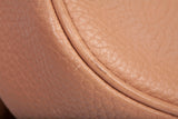 Authentic Gucci Pebbled Beige Calfskin Leather Soho Chain Crossbody Bag