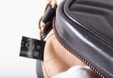 Authentic GUCCI Calfskin Matelasse Black Mini GG Marmont Chain Shoulder Bag