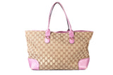 Authentic Gucci GG Canvas Heart Brit Tote Bag