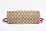 Authentic GUCCI GG Coated Linea A Convertible Shoulder Bag Tote