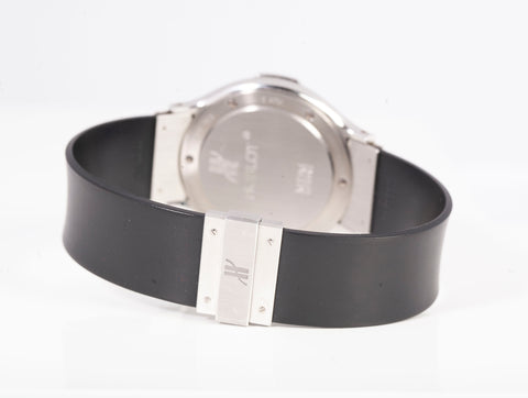 Authentic Men's HUBLOT Classic MDM Depose Black Dial Steel Quartz Watch