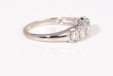 Ladies Antique 14k White Gold Diamond Engagement Ring 0.25CTW