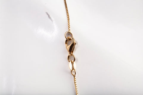 Ladies 14k Yellow Gold Heart Necklace