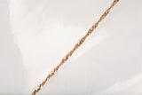 Ladies 14k Yellow Gold Heart Diamond Necklace 21"