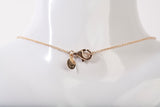 Ladies 14k Yellow Gold Brushed Puffy Heart Pendant Necklace