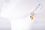Ladies 14k Yellow Gold Hoop Earrings