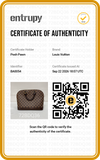 Authentic Louis Vuitton Damier Ebene Alma PM Handbag