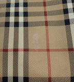 Authentic Burberry Signature Check Boston Holdall Duffle Bag