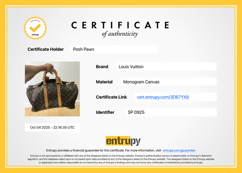 Authentic Louis Vuitton Keepall 45 Monogram Duffle Bag
