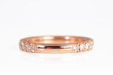 Ladies Verragio 14k Rose Gold Princess Cut LAB GROWN Diamond Engagement Set 1.90CTW