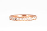 Ladies Verragio 14k Rose Gold Princess Cut LAB GROWN Diamond Engagement Set 1.90CTW