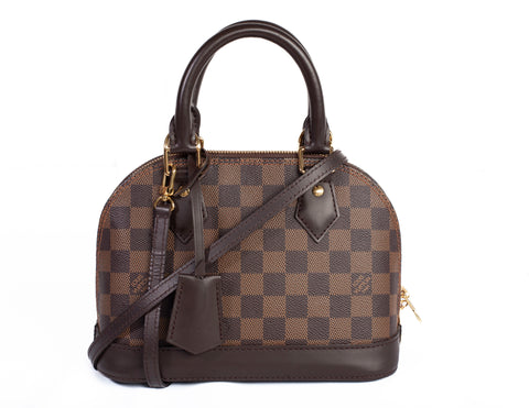 Authentic LOUIS VUITTON Monogram Canvas Alma BB Shoulder Bag