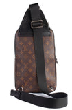 Authentic Louis Vuitton Monogram Macassar Avenue Sling Bag