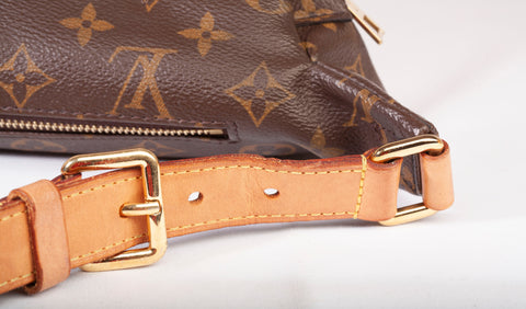 Authentic Louis Vuitton Brown Monogram Canvas Bumbag