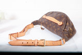 Authentic Louis Vuitton Brown Monogram Canvas Bumbag