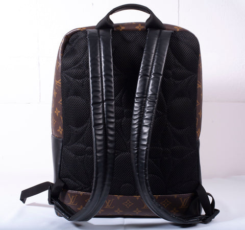 Authentic Louis Vuitton Monogram Macassar Dean Backpack