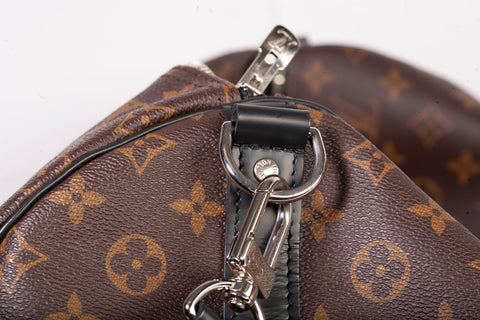 Authentic Louis Vuitton Keepall Bandouliere 55 Monogram Macassar