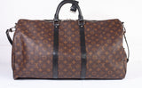 Authentic Louis Vuitton Keepall Bandouliere 55 Monogram Macassar