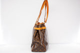 Authentic Louis Vuitton Monogram Canvas Batignolles Vertical Shoulder Bag