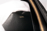 Authentic Louis Vuitton Black Monogram Empreinte Leather Sarah Wallet
