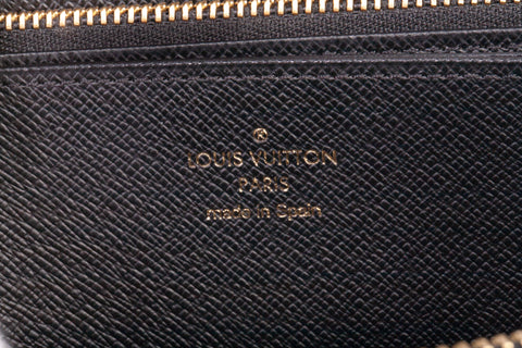 Authentic Louis Vuitton Epi Clemence Wallet Black Wallet