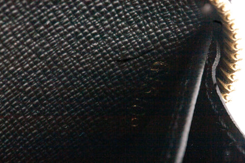 Authentic Louis Vuitton Epi Clemence Wallet Black Wallet