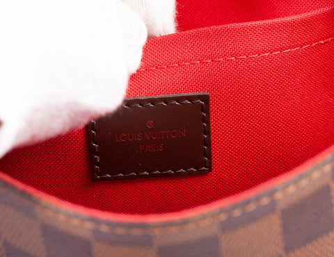 Authentic Louis Vuitton Favorite MM Damier Ebene Crossbody Bag